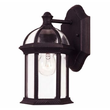 Kensington One Light Wall Mount in Textured Black by Savoy House