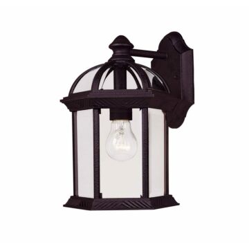 Kensington One Light Wall Mount in Textured Black by Savoy House
