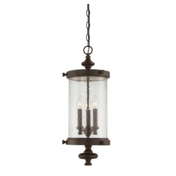 Palmer Three Light Hanging Lantern in Walnut Patina by Savoy House