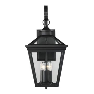 Ellijay Four Light Outdoor Wall Lantern in Black by Savoy House