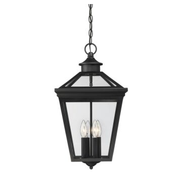 Ellijay Four Light Outdoor Hanging Lantern in Black by Savoy House