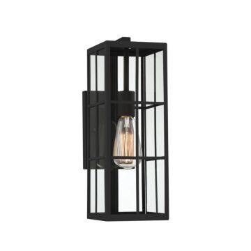 Ericson One Light Outdoor Wall Lantern in Matte Black by Savoy House