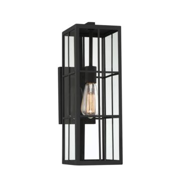 Ericson One Light Outdoor Wall Lantern in Matte Black by Savoy House