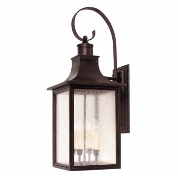 Monte Grande Four Light Outdoor Wall Lantern in English Bronze by Savoy House