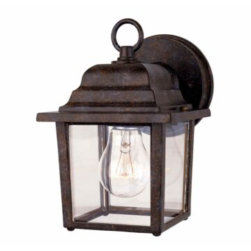 Exterior Collections One Light Wall Mount in Rustic Bronze by Savoy House