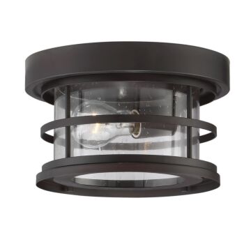 Barrett One Light Flush Mount in English Bronze by Savoy House