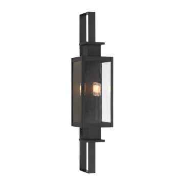 Ascott Three Light Outdoor Wall Lantern in Matte Black by Savoy House