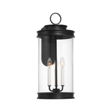 Englewood Three Light Outdoor Wall Lantern in Matte Black by Savoy House