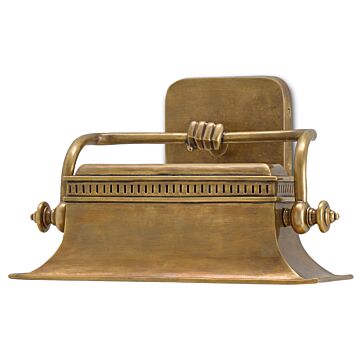 Currey & Company 9 Inch Malvasia Brass Wall Sconce in Vintage Brass