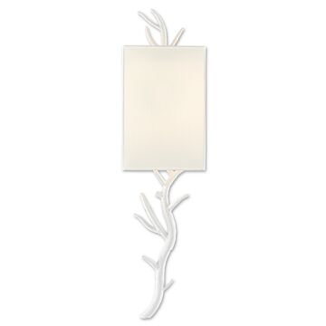 Baneberry 1-Light Wall Sconce in Gesso White
