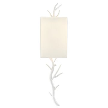 Baneberry 1-Light Wall Sconce in Gesso White