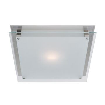 Vision SQ LED Flush Mount in Brushed Steel by Access