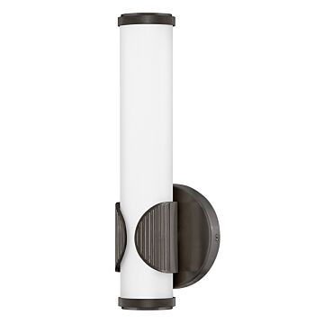 Femi Small LED Bathroom Vanity Light in Black Oxide