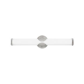 Femi Medium LED Bathroom Vanity Light in Brushed Nickel