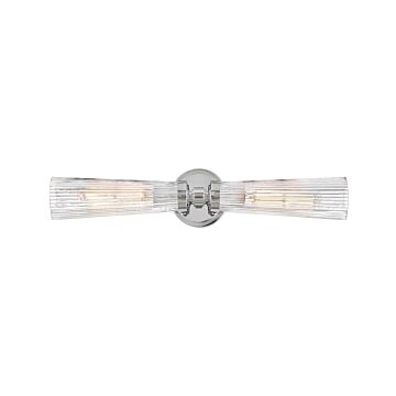 Jude 2-Light Bathroom Vanity Light in Polished Nickel