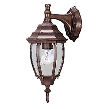 Wexford 1-Light Wall Sconce in Burled Walnut