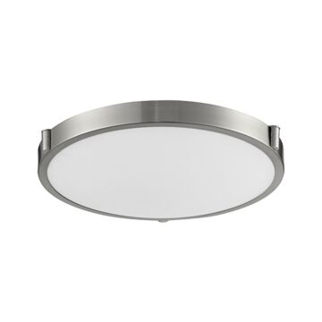 Floyd LED Flush Mount in Brushed Nickel by Kuzco Lighting
