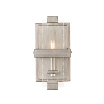 Astoria One Light Wall Sconce in Moon Silver by Kalco