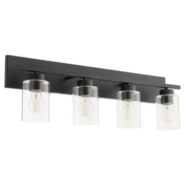 Carter Four Light Vanity in Matte Black by Quorum International