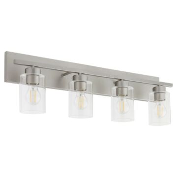 Carter Four Light Vanity in Satin Nickel by Quorum International