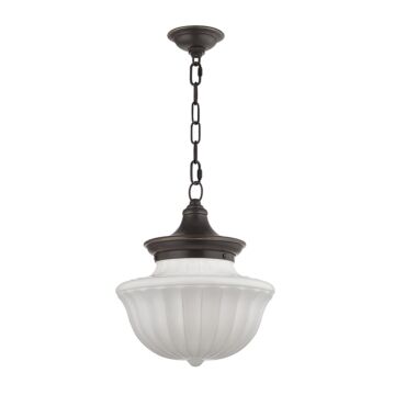 Dutchess One Light Pendant in Old Bronze by Hudson Valley