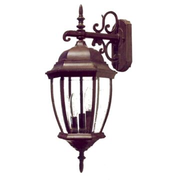 Wexford 3-Light Wall Sconce in Burled Walnut