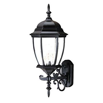 Wexford 3-Light Wall Sconce in Matte Black