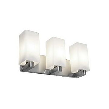Archi LED Vanity in Brushed Steel by Access