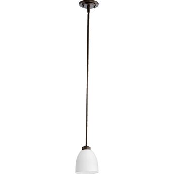 Reyes One Light Pendant in Oiled Bronze by Quorum International