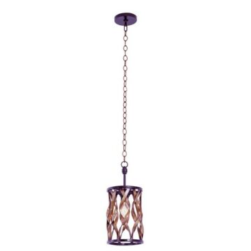 Soho One Light Mini Pendant in Milk Chocolate by Kalco