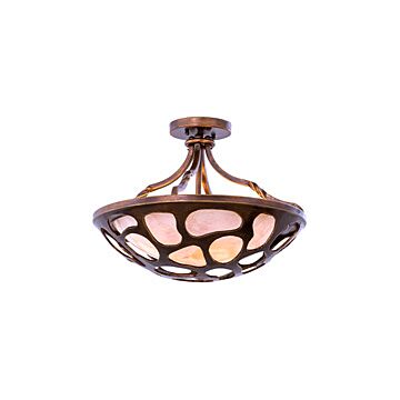  Gramercy Ceiling Light in Copper Patina