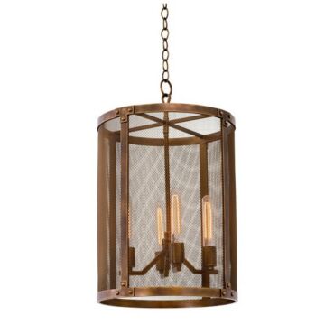  Chelsea Pendant Light in Copper Patina