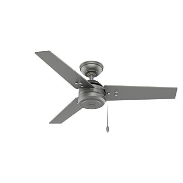 Cassius 44" Ceiling Fan in Matte Silver
