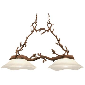 Ponderosa Two Light Island Pendant in Ponderosa by Kalco