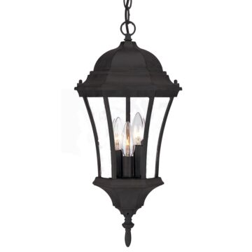 Bryn Mawr 3-Light Matte Black Hanging Light