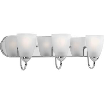 Gather 3-Light Bathroom Vanity Light in Polished Chrome