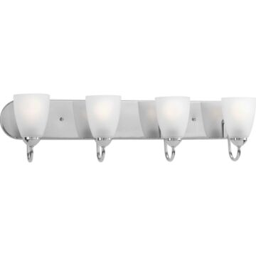 Gather 4-Light Bathroom Vanity Light in Polished Chrome