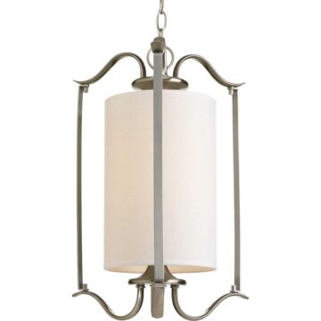 Inspire 1-Light Foyer Pendant in Brushed Nickel