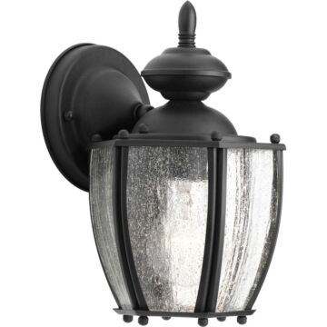 Roman Coach 1-Light Wall Lantern in Black
