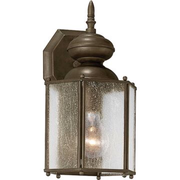 Roman Coach 1-Light Wall Lantern in Antique Bronze