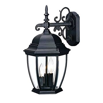 Wexford 3-Light Wall Sconce in Matte Black