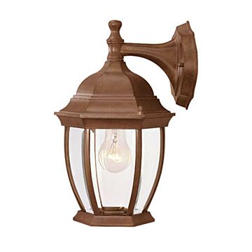 Wexford 1-Light Wall Sconce in Burled Walnut