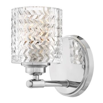 Hinkley Elle 1-Light Bathroom Vanity Light In Chrome