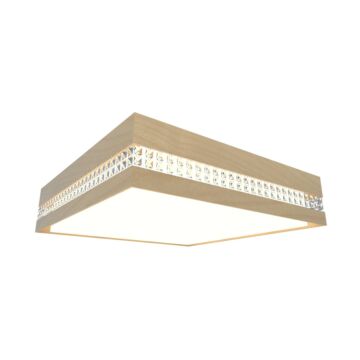 Crystals LED Ceiling Mount in Maple
