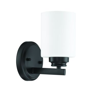 Bolden One Light Wall Sconce in Flat Black by Craftmade