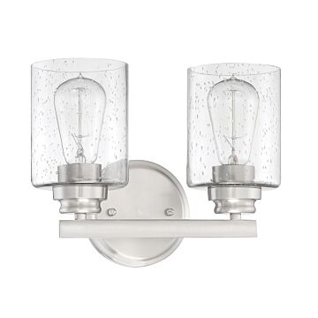 Bolden Two Light Vanity in Brushed Polished Nickel by Craftmade