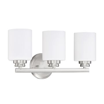 Bolden Three Light Vanity in Brushed Polished Nickel by Craftmade