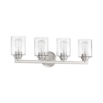 Bolden Four Light Vanity in Brushed Polished Nickel by Craftmade