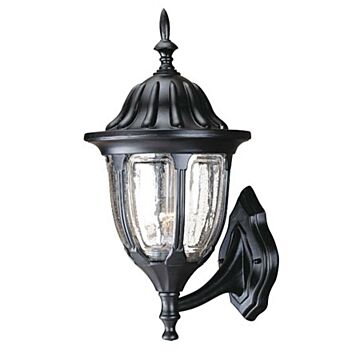 Suffolk 1-Light Wall Sconce in Matte Black