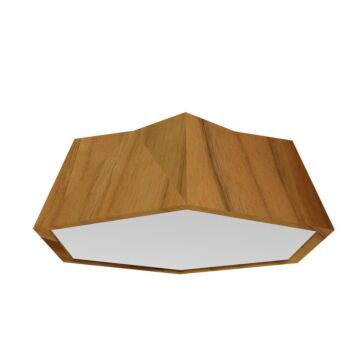 Physalis LED Ceiling Mount in Teak